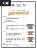 Learning Activity 1 - THE PLATE BOUNDARY MODEL: Learning Activities in Grade 10 Science