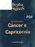 4 - Resumo Da Aula - Câncer e Capricórnio