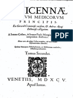 Avicena - Canon Medicinae, Tomo II, Facsimil 1595