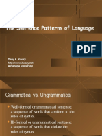 Syntax: The Sentence Patterns of Language: Deny A. Kwary Airlangga University
