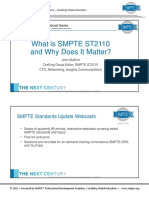 What Is SMPTE ST2110 and Why Does It Matter?: SMPTE Standards Update Webcasts