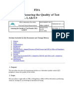 FDA Volume II - Assuring The Quality of Test Results