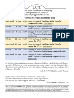 CAL Inverno Dicembre 2021