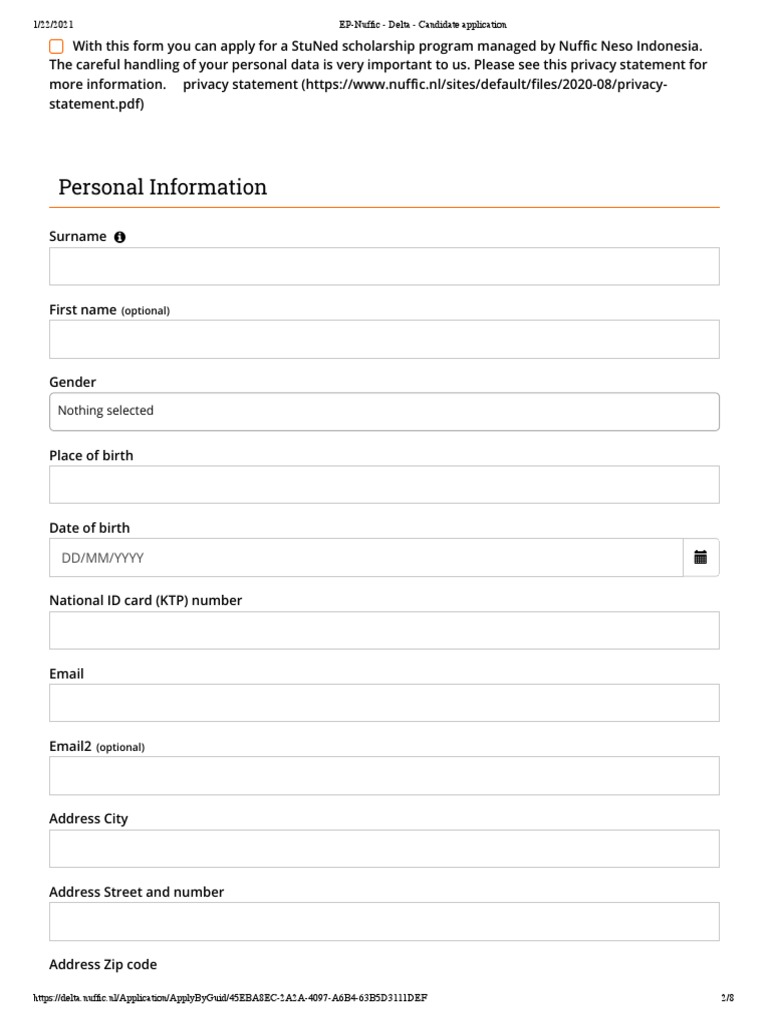Dummy Application Form PDF Computing