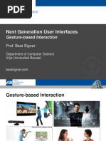 Gesture-Based Interaction - Lecture 8 - Next Generation User Interfaces (4018166FNR)