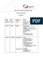 Grade 3 Final Exam Portion