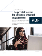 The Pivotal Factors For Effective External Engagement