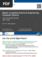 Master of Applied Science & Engineering: Computer Science