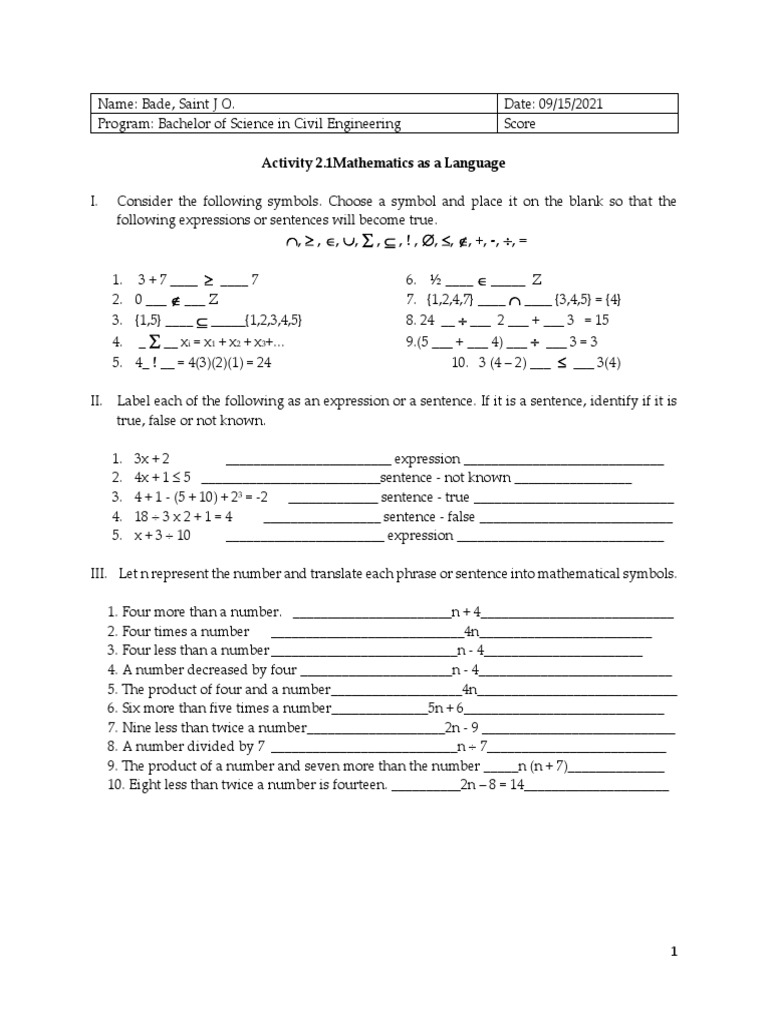 Activity 2.1 MMW | PDF | Human Communication | Logic