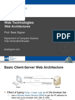 Web Architectures - Lecture 2 - Web Technologies (1019888BNR)