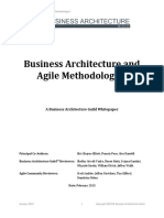 Business Architecture and Agile Methodologies