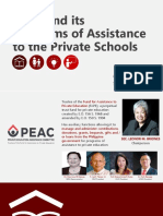 20180314 PEAC and Its Programs of Assistance to the Private Schools 1