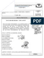 8º Caderno de atividade