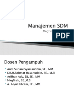 MSDM dalam Organisasi