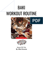 Baki Workout PDF
