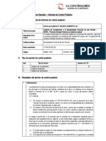 Informe de Control de Auditoria