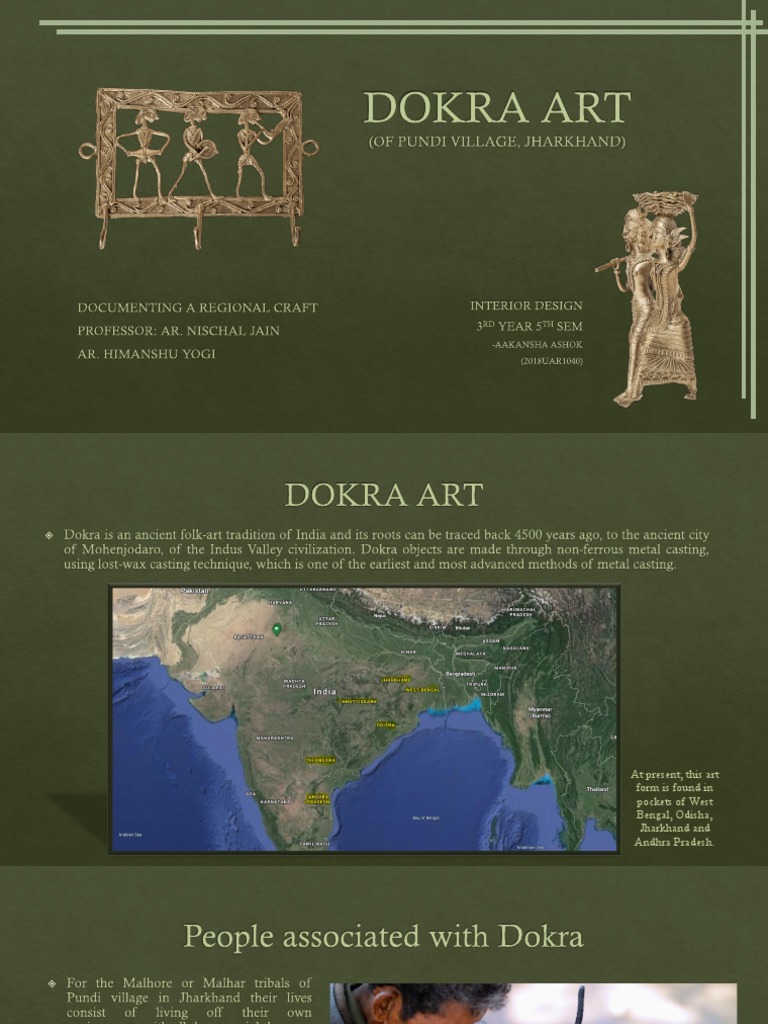 Dokra Art: Traditional Craft of Jharkhand | PDF | Home & Garden