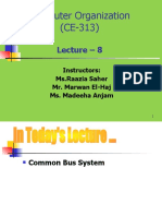 Computer Organization (CE-313) : Lecture - 8