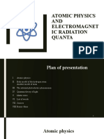 Atomic Physics and Electromagnetic Radiation Quanta