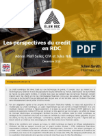 Les Perspectives Du Credit Numérique en RDC