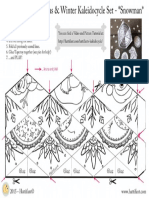 Free Winter Flextangle Printable Pattern