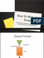 Essay Elements Writing 