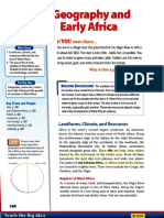 Section 1 Geography and Early Africa