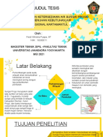 Analisa Perhitungan Air Sungai Progo