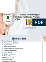 Analisa Insiden Dengan Metode Root Cause Analysis (