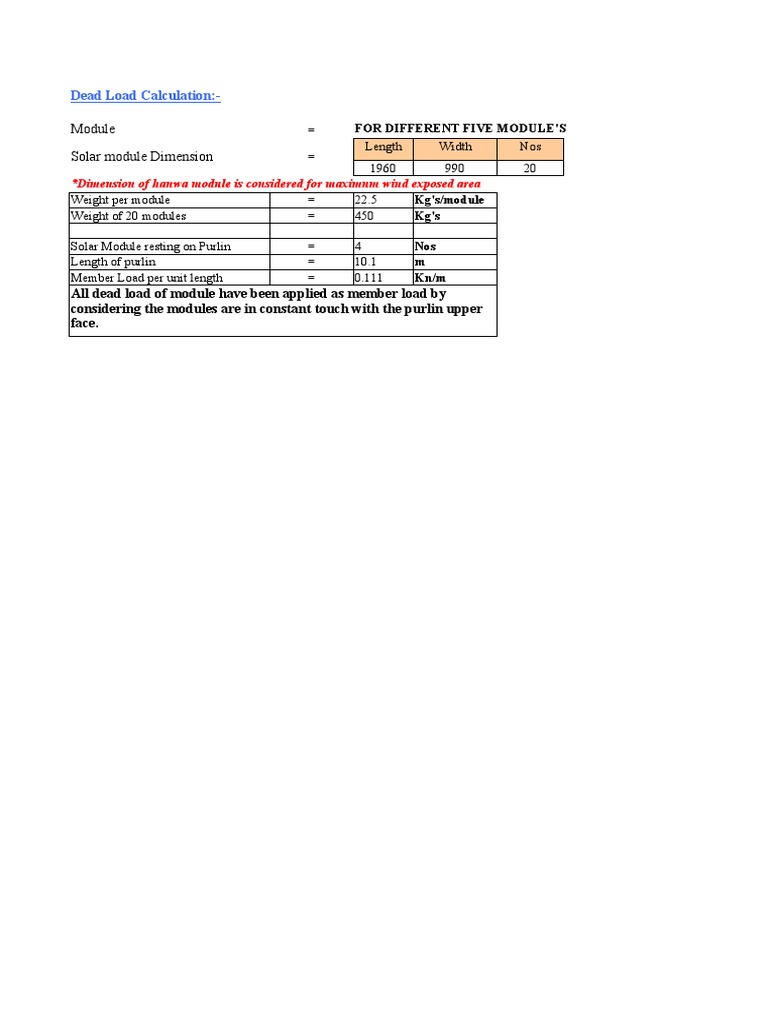 Wind Load Calculation | PDF | Mechanical Engineering | Physical Quantities