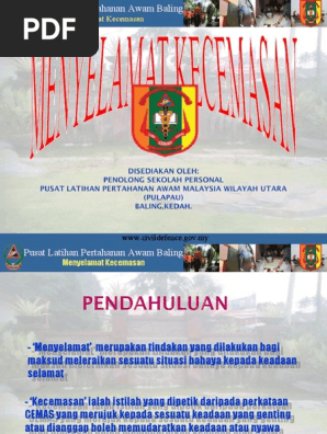 MENYELAMAT KECEMASAN  PDF