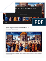 Razoncienciaspr Org 2021-06-21 Es El Papa El Sucesor de Pedro 1