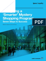 Designing A Smarter' Mystery Shopping Program: Seven Steps To Success