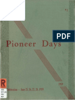 Pioneer Days - A History of Early Bloomfield and Greene County - 1959