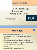 The International Legal Environment