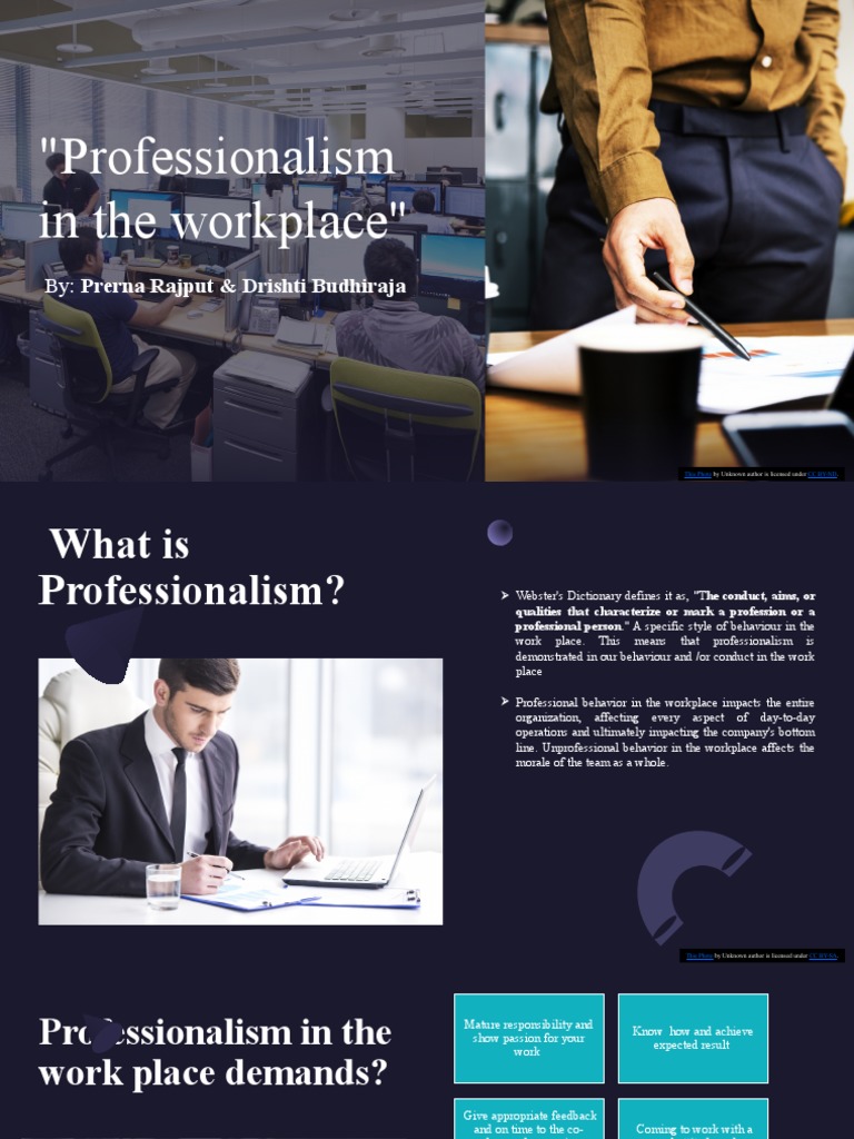 Professionalism In Workplace Download Free Pdf Clothing Behavior