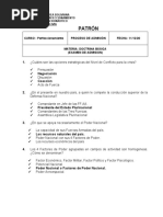 04 - EXAMEN DE ADMISION DOCTRINA PATRON