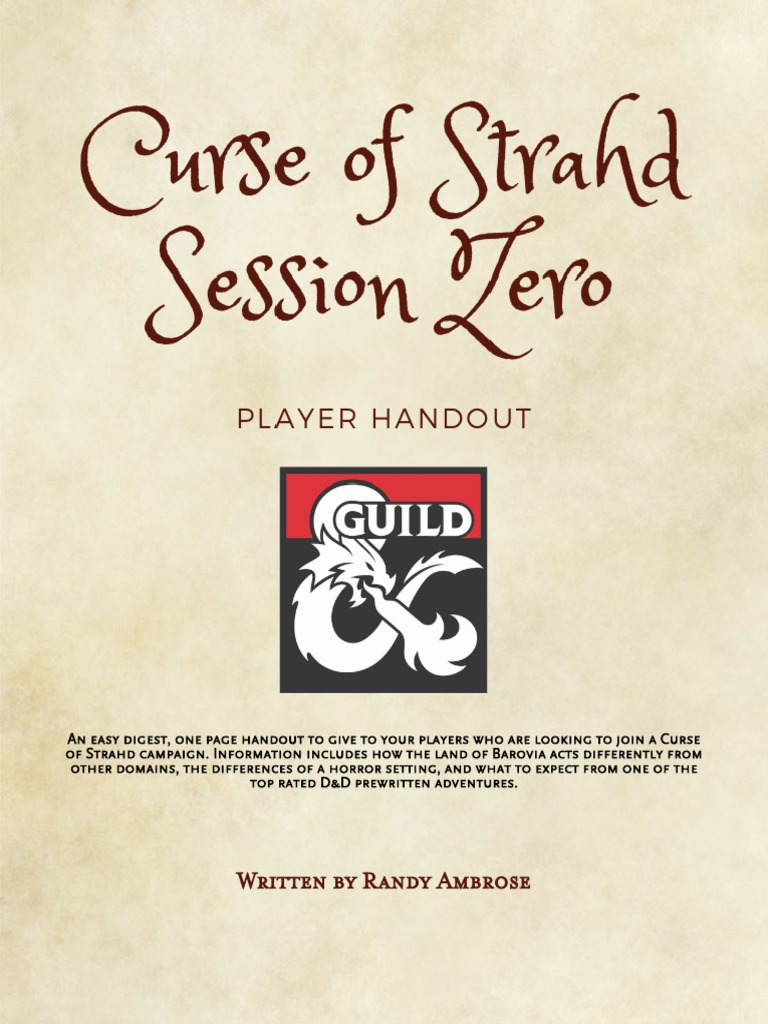 Fleshing Out Curse of Strahd: Prepping the Adventure - Dungeon Masters  Guild | Dungeon Masters Guild