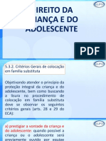 08 - Critérios Gerais de Colocação em Família Substituta