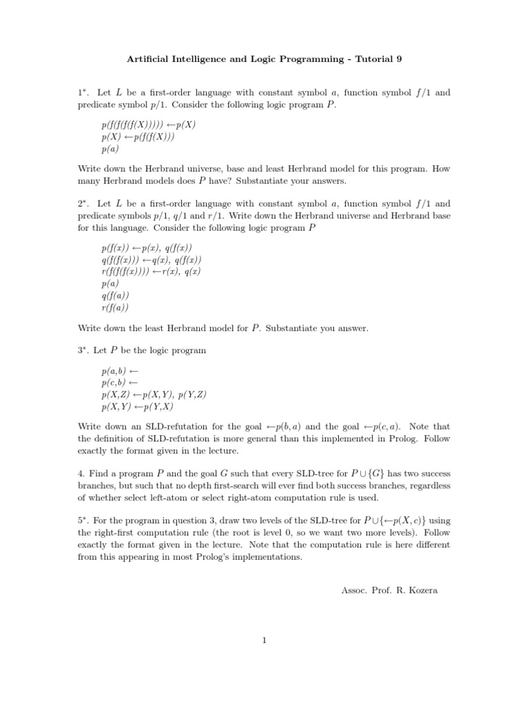 Tut 9 | PDF