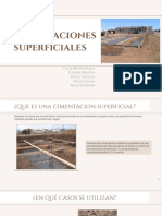 Cimentaciones Superficiales