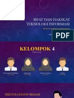 Sifat Dan Hakikat Teknologi Informasi