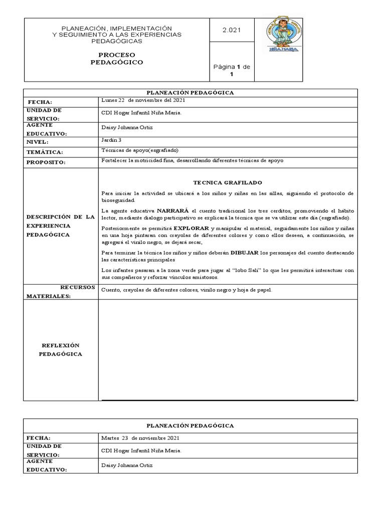 Planeación de Técnicas Pedagógicas | PDF | Crecimiento personal y ...
