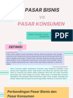 PASAR BISNIS Vs PASAR KONSUMEN