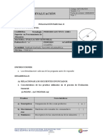 Evaluación sensorial parcial