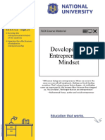Developing An Entrepreneurial Mindset: FLEX Course Material