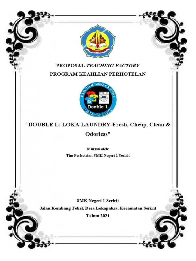 Proposal Teaching Factory Double L | PDF