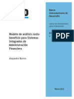 Modelo de Análisis Costobeneficio para Sistemas Integrados de Administración Financiera