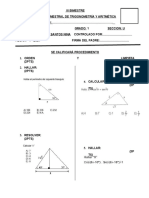 Examen de Trigo y Aritmetica de 1