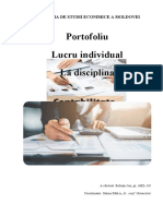 Bobuțac Ion MKL-191 Portofoliu La Disciplina Contabalitate